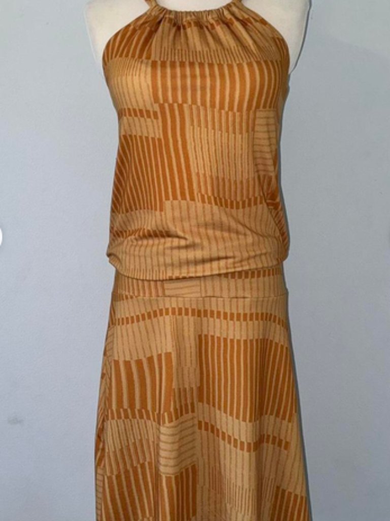 Prana Avore Gold-Tone Print Athletic Dress — image 3 of 8